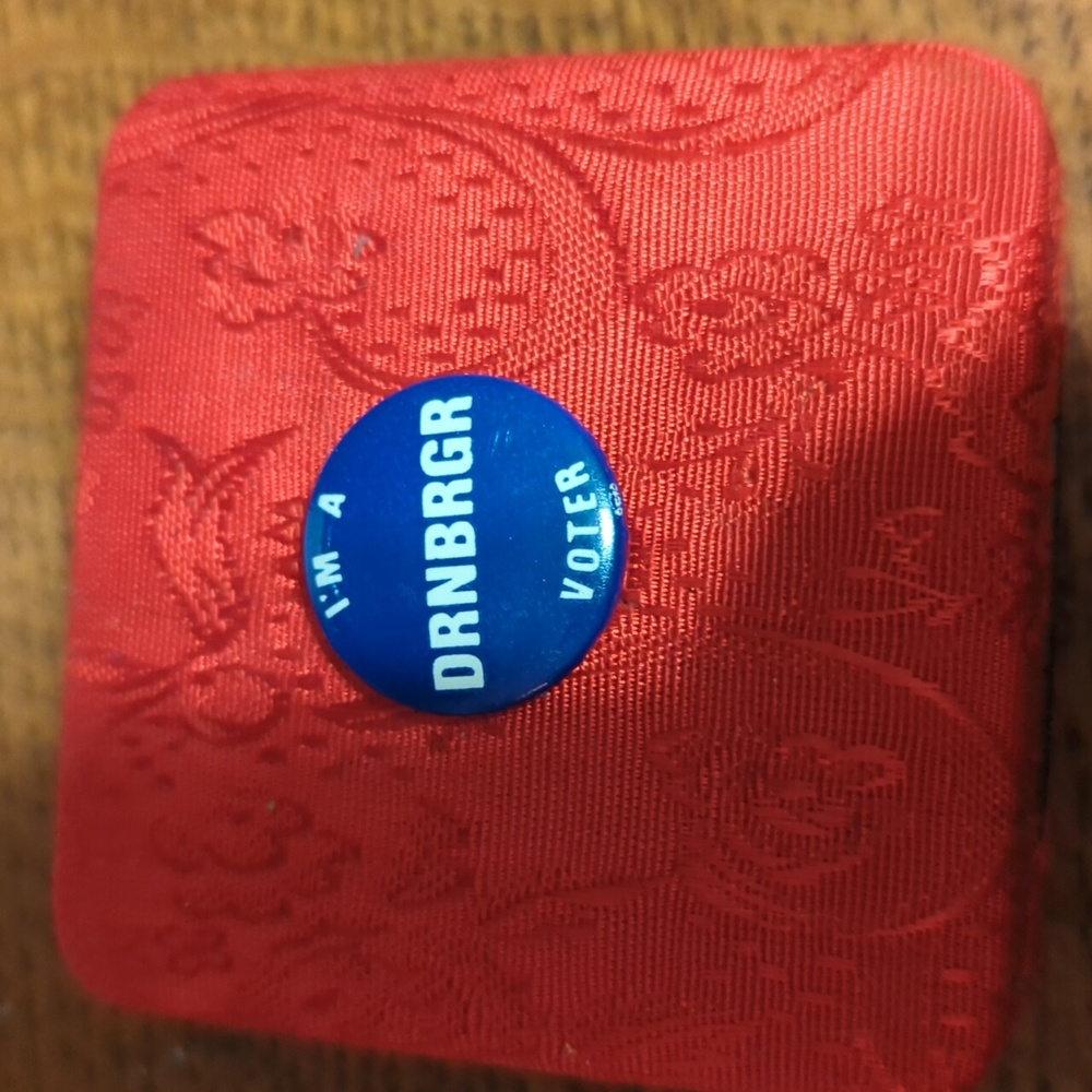 Vintage political pin